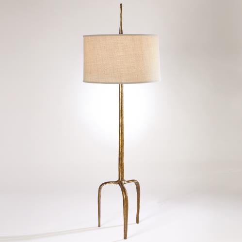 Riley Floor Lamp-Gold