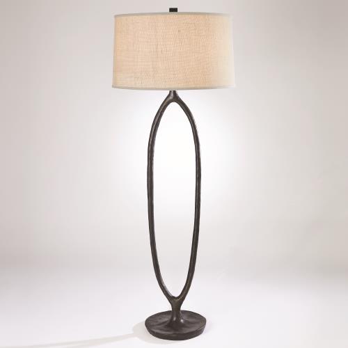 Ellipse Floor Lamp-Bronze