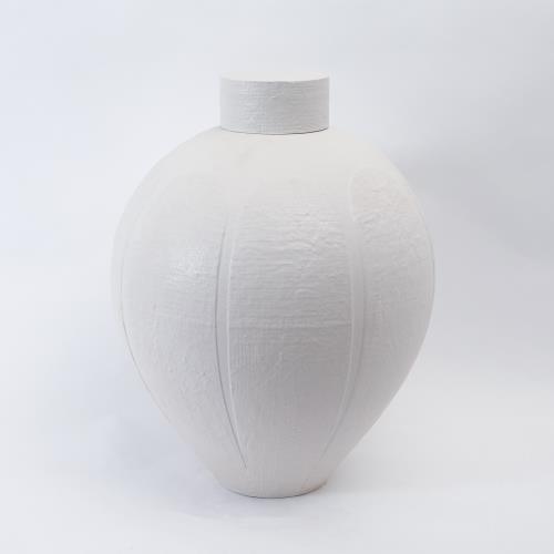 Linen Jar-Soft White