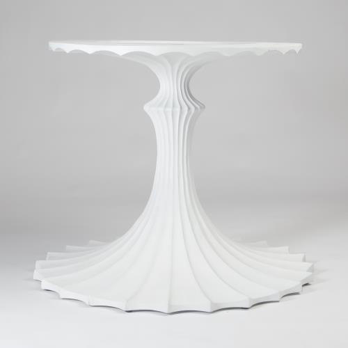 Flute Table Base-White-34