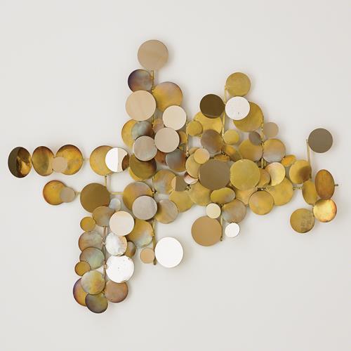 Dot Wall Decor-Brass/Gold