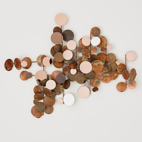 Dot Wall Decor-Copper