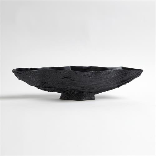 Serpentine Lime Bowl-Matte Black