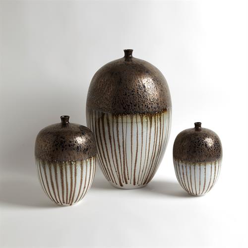 Reactive Bronze Stripe Vessels Reactive Bronze Stripe Vessels