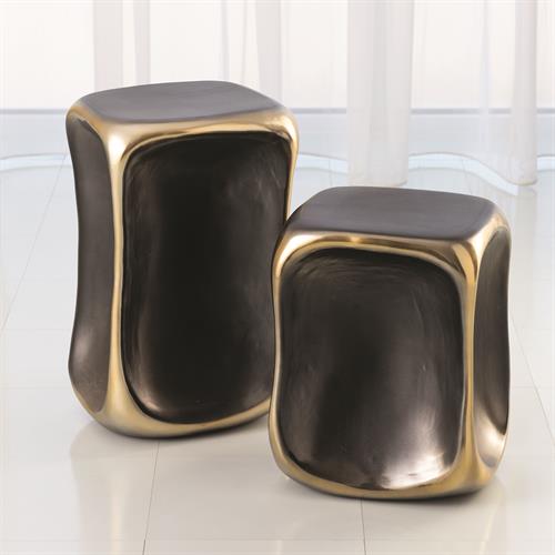 Formation Accent Tables-Black/Gold Formation Accent Tables-Black/Gold