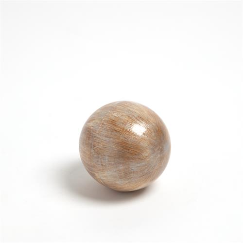 Enamel Sphere-Pale Gold