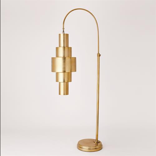 Babylon Floor Lamp-Antique Brass