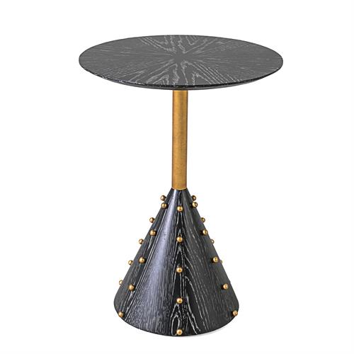 Spheres Drink Table-Ebony Cerused Oak Spheres Drink Table-Ebony Cerused Oak