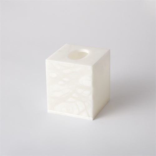 Alabaster Tissue Box