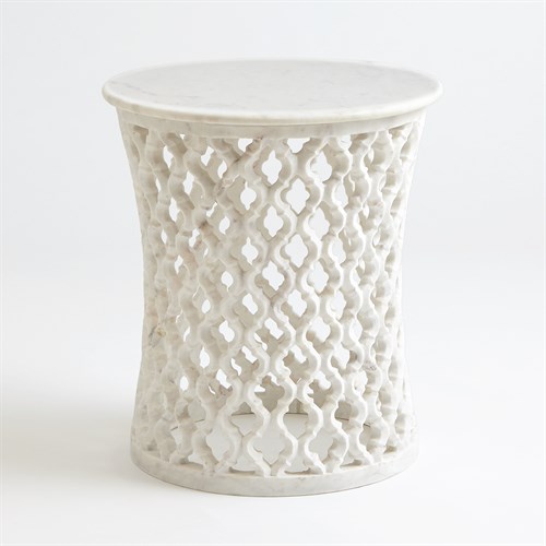 Marble Arabesque Side Table