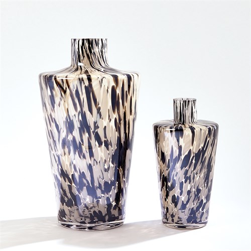 Confetti Shoulder Vase-Black/Beige