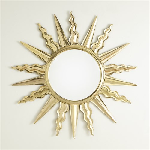 Soleil Mirror-Brass