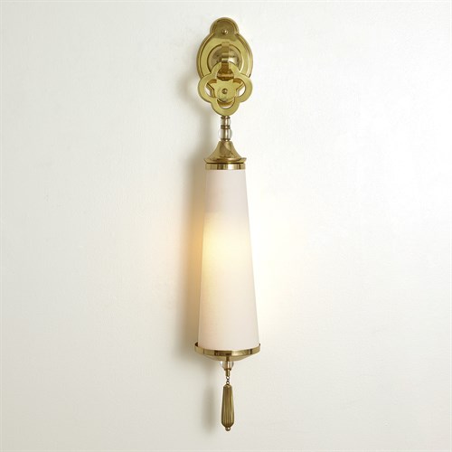 Quatrefoil Sconce-Brass-HW