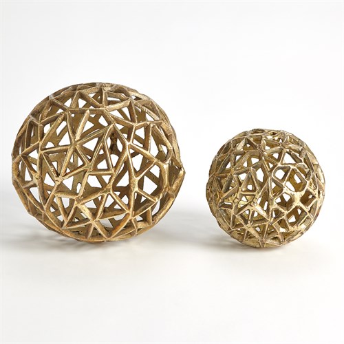 Jali Balls-Antique Brass