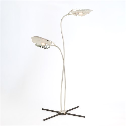 Rimini Floor Lamp-Nickel