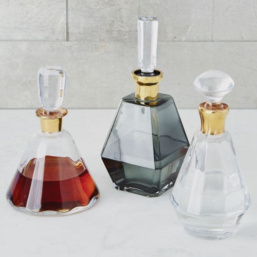 Prism Decanter-Gold