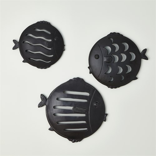 Wall Mount Fish Matte Black