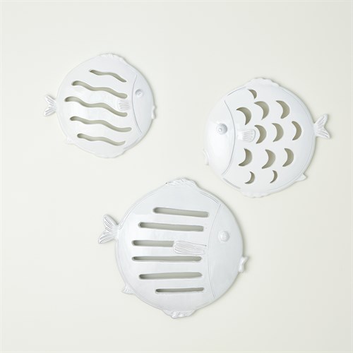 Wall Mount Fish White