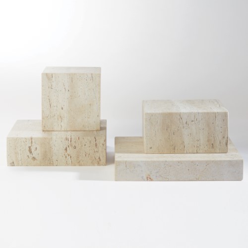 Travertine Cube Riser