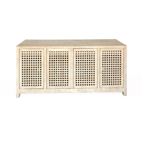 Driftwood Lattice Credenza