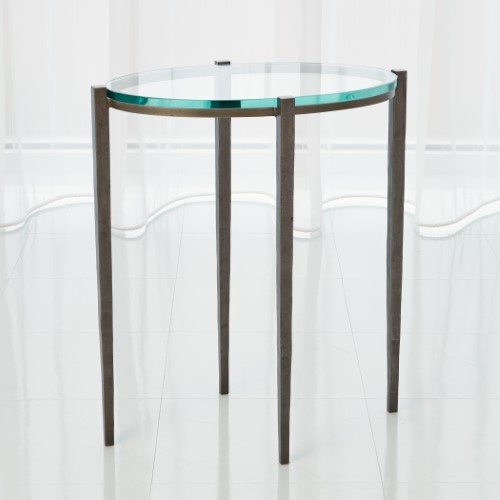 Petite Oval Accent Table-Natural Iron Petite Oval Accent Table-Natural Iron