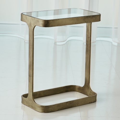Saddle Table-Antique Gold Saddle Table-Antique Gold