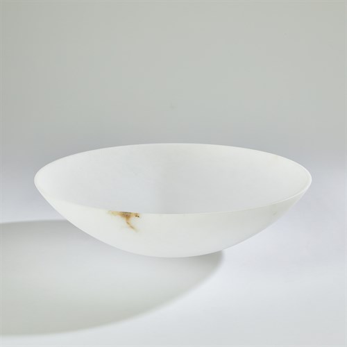 Wide Alabaster Bowl