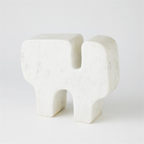Abstract Marble Sculpture-White Banswara Marble Abstract Marble Sculpture-White Banswara Marble