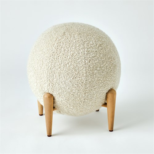 Shearling Ball Stool