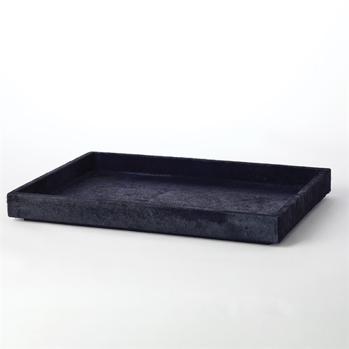 Blue Hair-on-Hide Tray