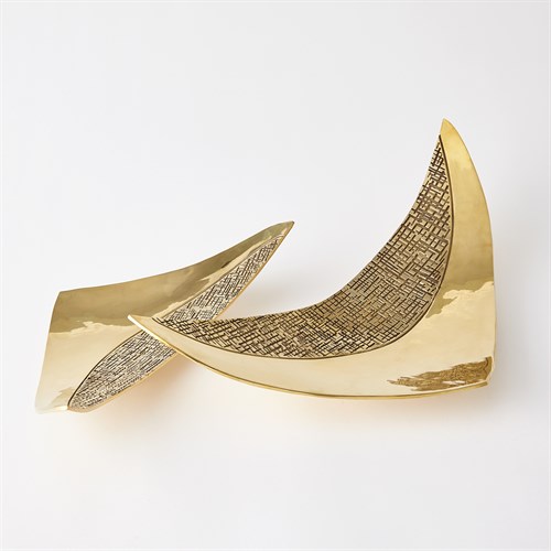 Crosshatch Bowls-Brass Crosshatch Bowls-Brass