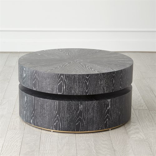 Pivot Cocktail Table-Ebony Cerused