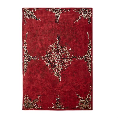 Parlor Rug-Deep Red