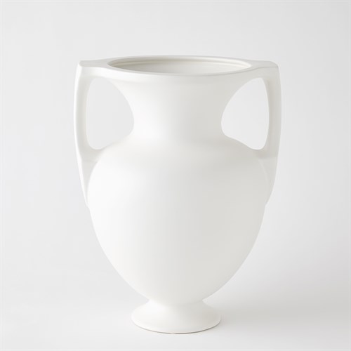 Grecian Amphoras-Matte White