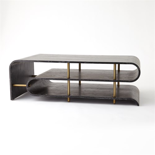 Traverse Coffee Table-Ebony Cerused