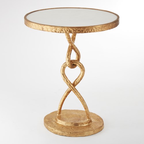 Loop De Loop Table-Gold Leaf