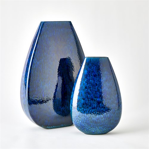 Giant Teardrop Vases-Cobalt Giant Teardrop Vases-Cobalt