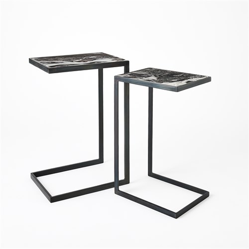 Nudge Nesting Tables-Gunmetal