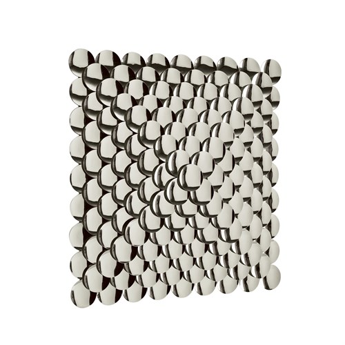 Pyramid Wall Decor-Nickel