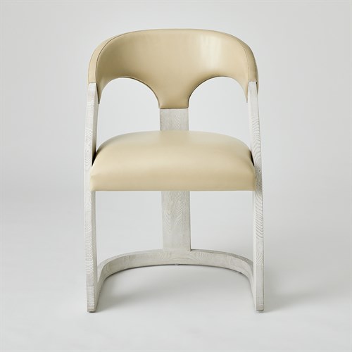 Delia Dining Chair-White Burl Delia Dining Chair-White Burl