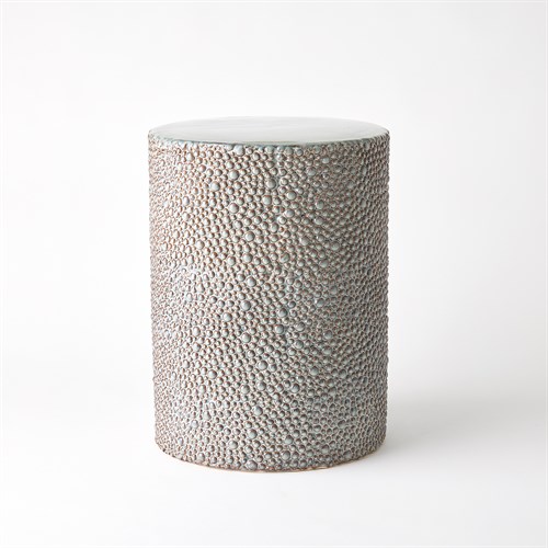 Pebble Stool-Shiny Grey/White Pebble Stool-Shiny Grey/White