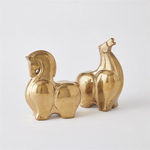 Greek Fat Horses-Reactive Gold Greek Fat Horses-Reactive Gold