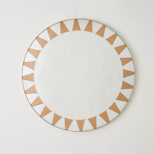 Round Sun Mirror-Brass Round Sun Mirror-Brass