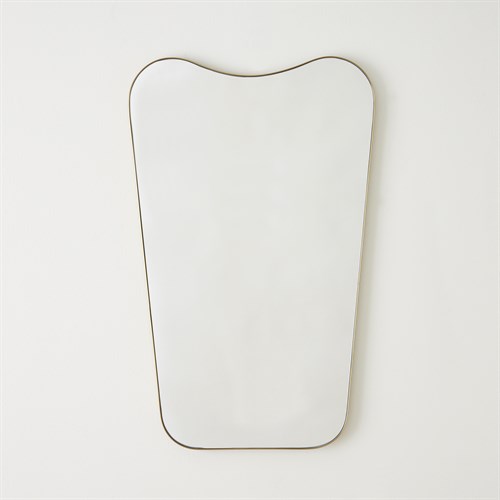 Organic Framed Mirror-Brushed Brass Organic Framed Mirror-Brushed Brass