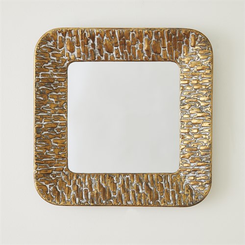Cliffside Round Corner Square Mirror-Antique Copper Cliffside Round Corner Square Mirror-Antique Copper