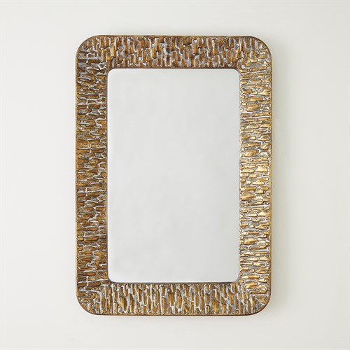Cliffside Round Corner Rectangle Mirror-Antique Copper Cliffside Round Corner Rectangle Mirror-Antique Copper