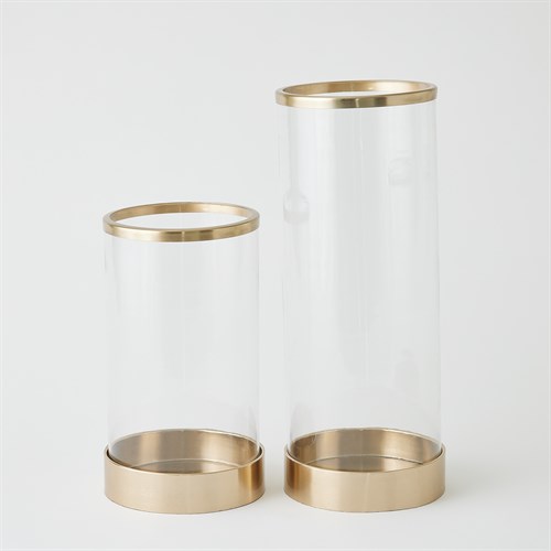 Banded Hurricanes-Antique Brass Banded Hurricanes-Antique Brass