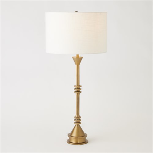 Gear Table Lamp-Antique Brass Gear Table Lamp-Antique Brass