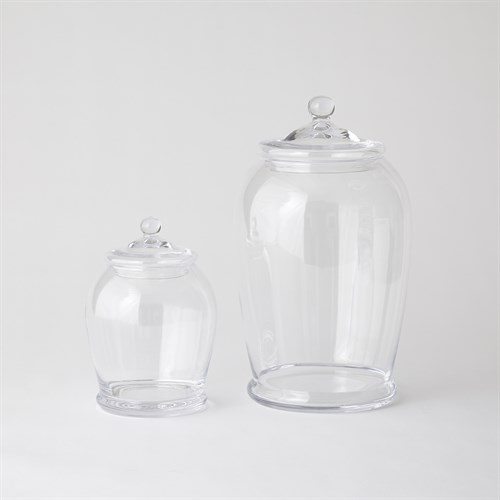 Glass Lidded Canisters Glass Lidded Canisters