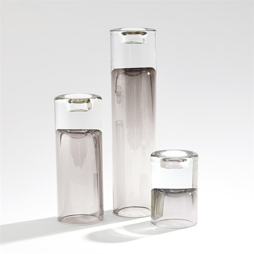 Radiant T-Lite Holder/Vases-Grey